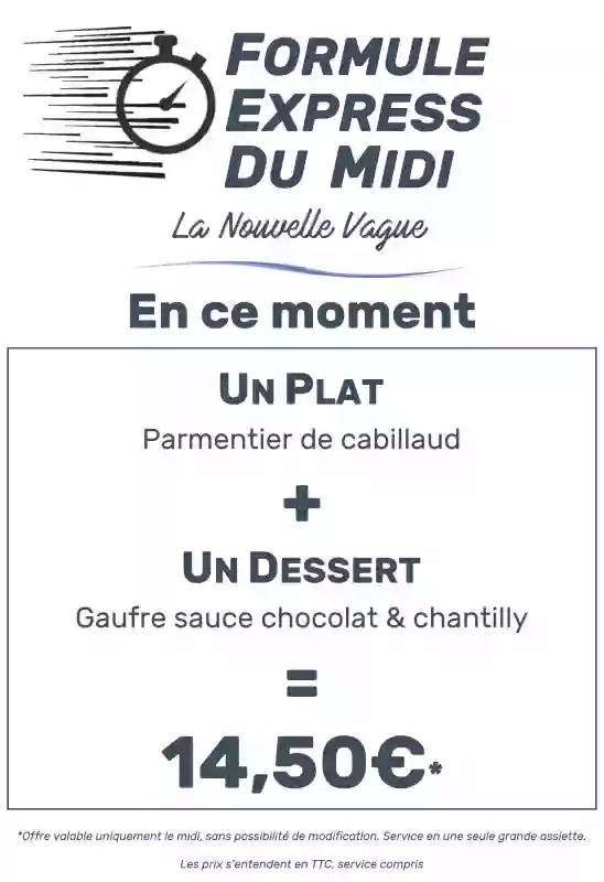 La Carte - La Nouvelle Vague - Restaurant Auray - restaurant Français AURAY
